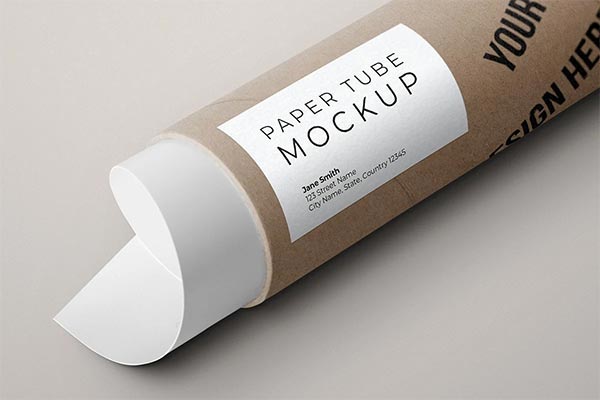 38+ Cardboard Tube Mockups – Photoshop, Vector, EPS, PNG, TIFF Formats – Free & Premium Mockups